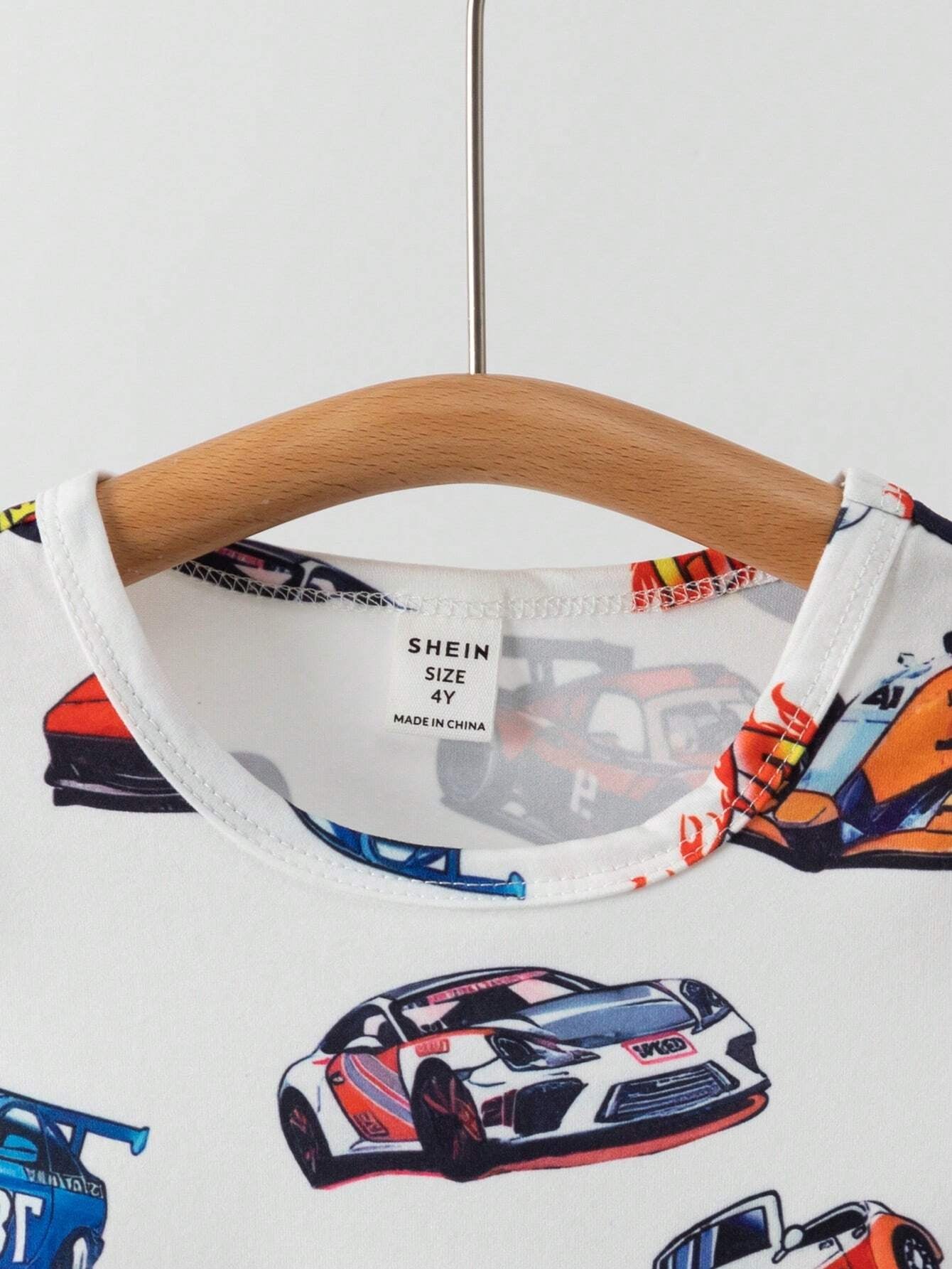 Cartoon Graphic T-Shirt Set