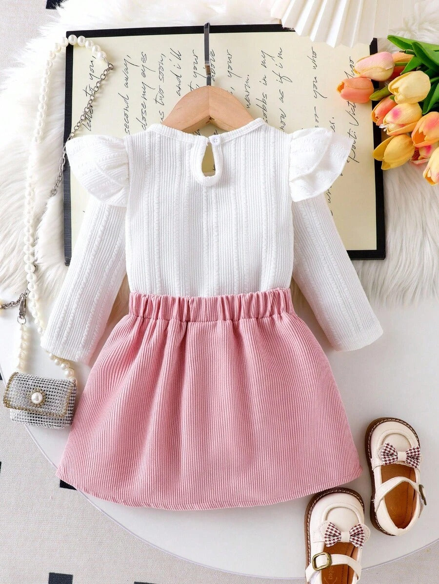 Cute Baby Girls Skirt Set