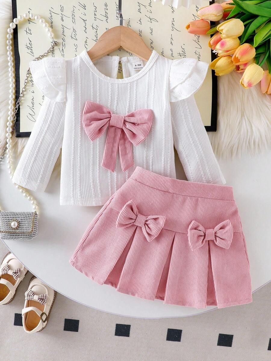 Cute Baby Girls Skirt Set