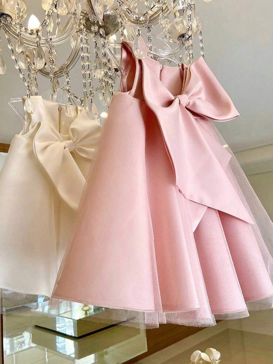 Bow Tulle Party Dress