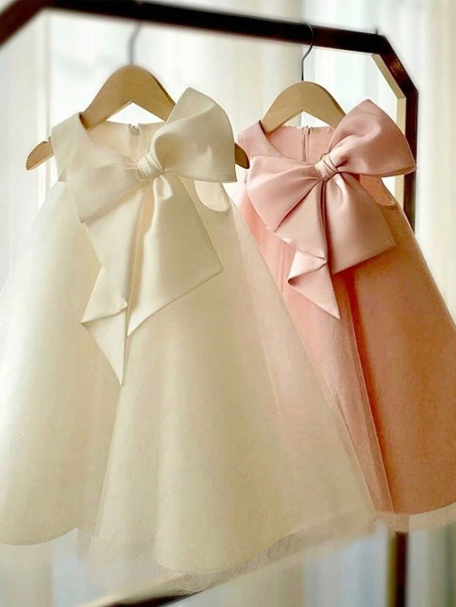 Bow Tulle Party Dress