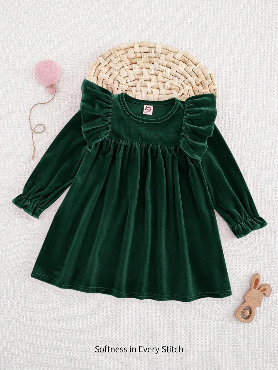 Soft Knitted Long Baby Dress