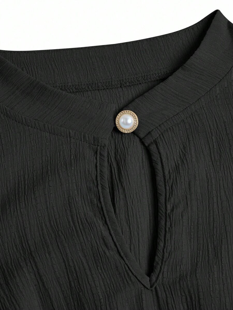 Solid Waist Tie Maxi Dress