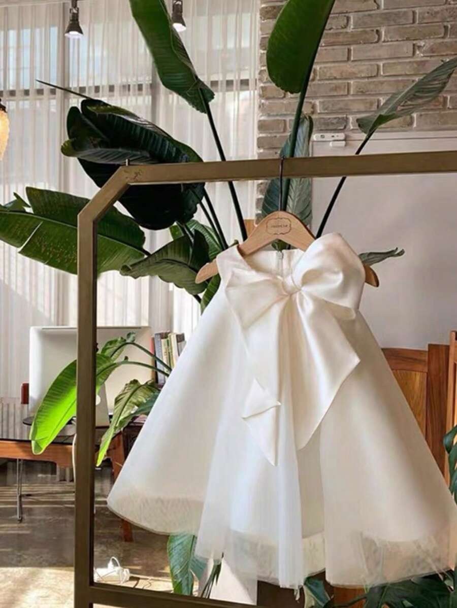 Bow Tulle Party Dress