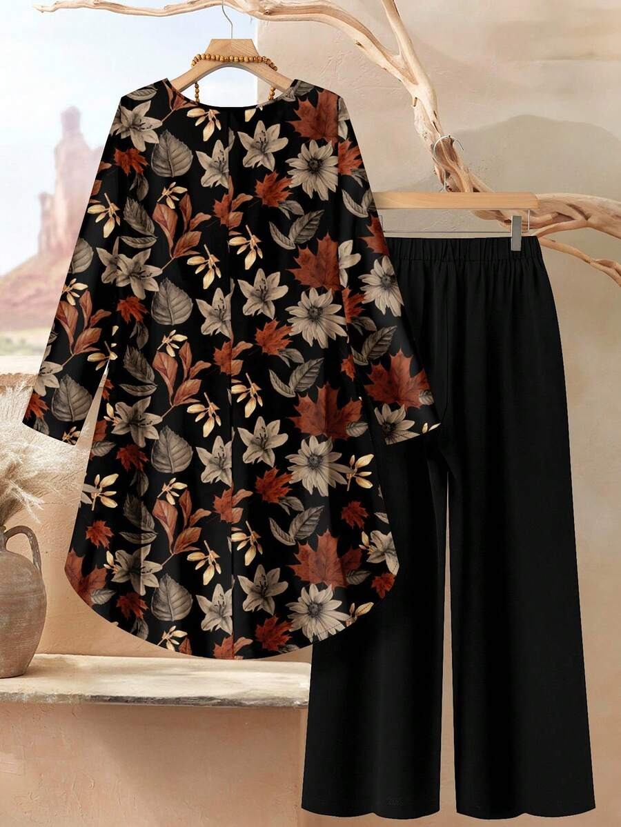 Autumn Breeze Floral Co-ord Set