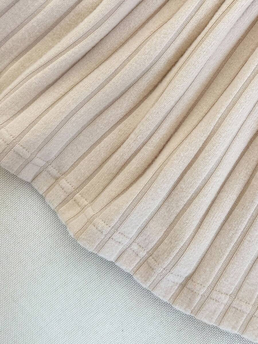 Plush Vest Dress Baby Set