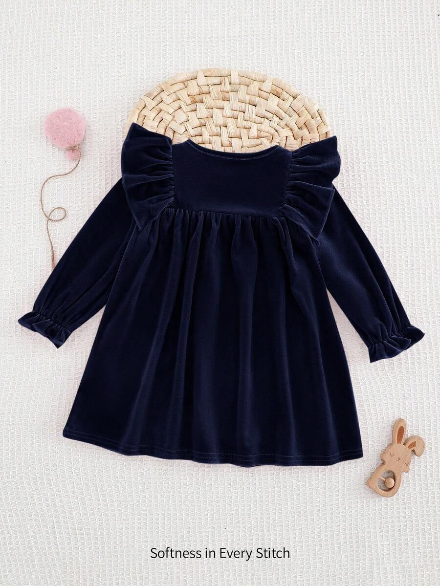 Soft Knitted Long Baby Dress