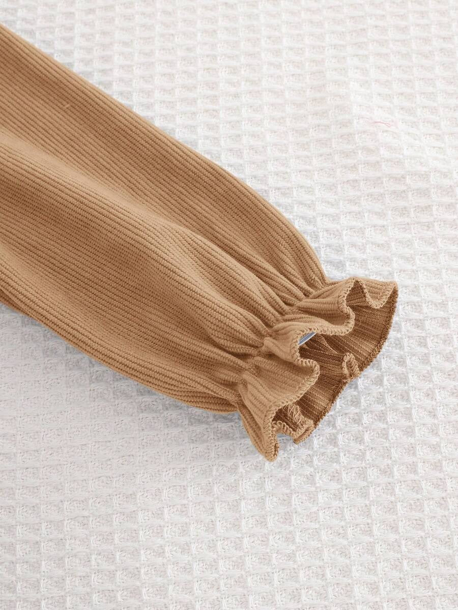 Floral Collared Long Sleeve kids Dress