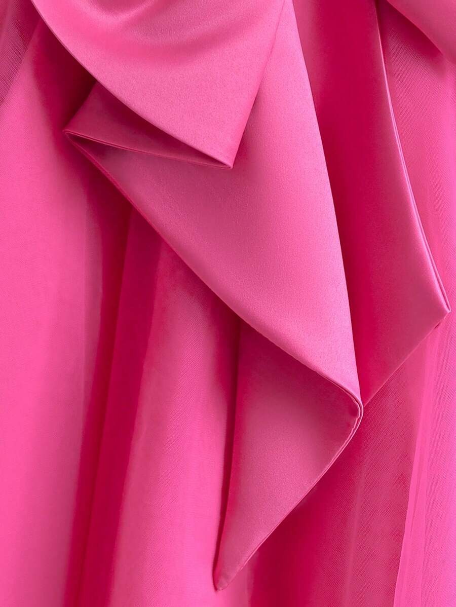 Bow Tulle Party Dress