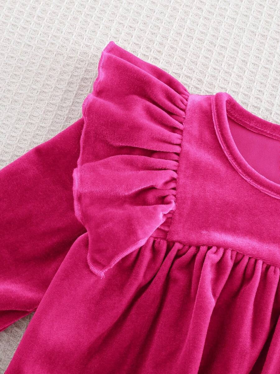 Soft Knitted Long Baby Dress