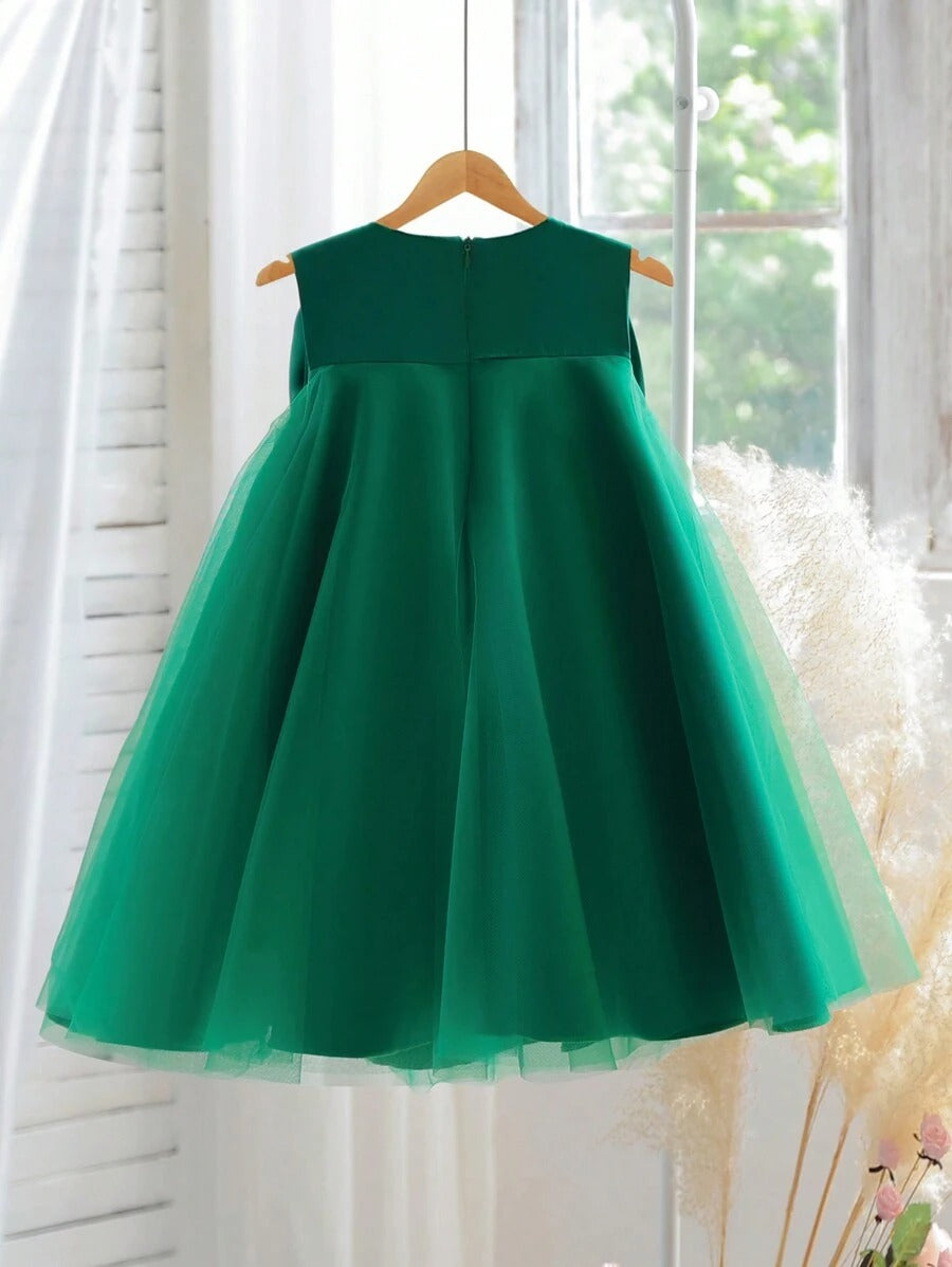 Bow Tulle Party Dress