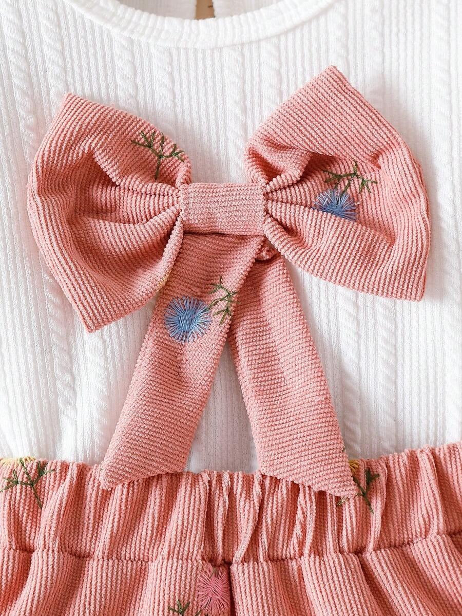 Cute Baby Girls Skirt Set