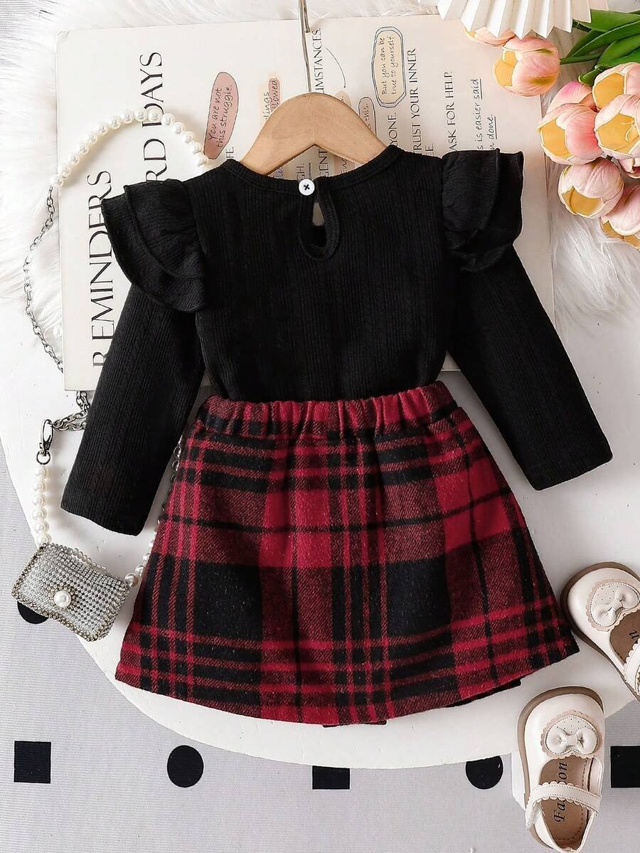 Cute Baby Girls Skirt Set