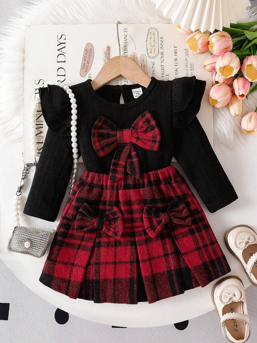 Cute Baby Girls Skirt Set
