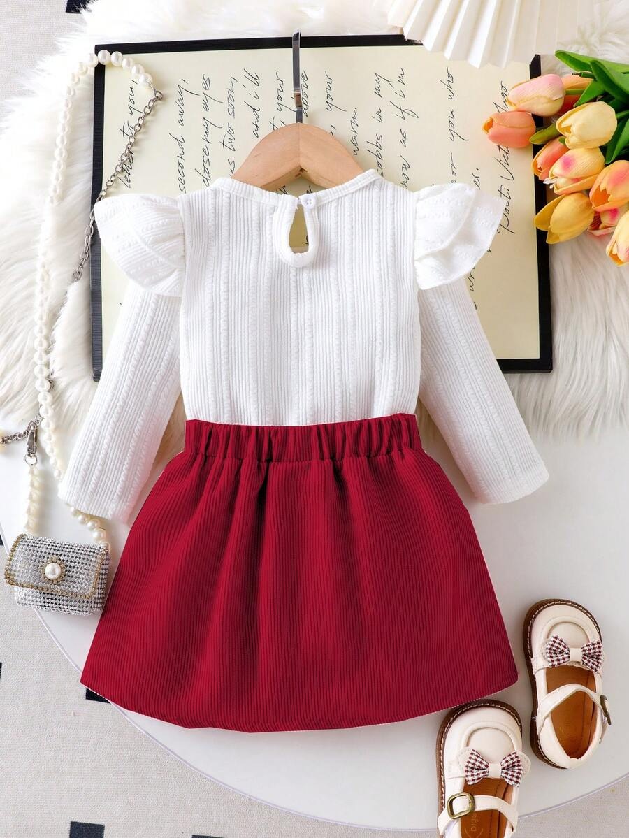 Cute Baby Girls Skirt Set