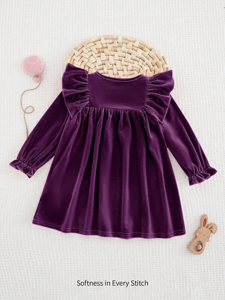 Soft Knitted Long Baby Dress