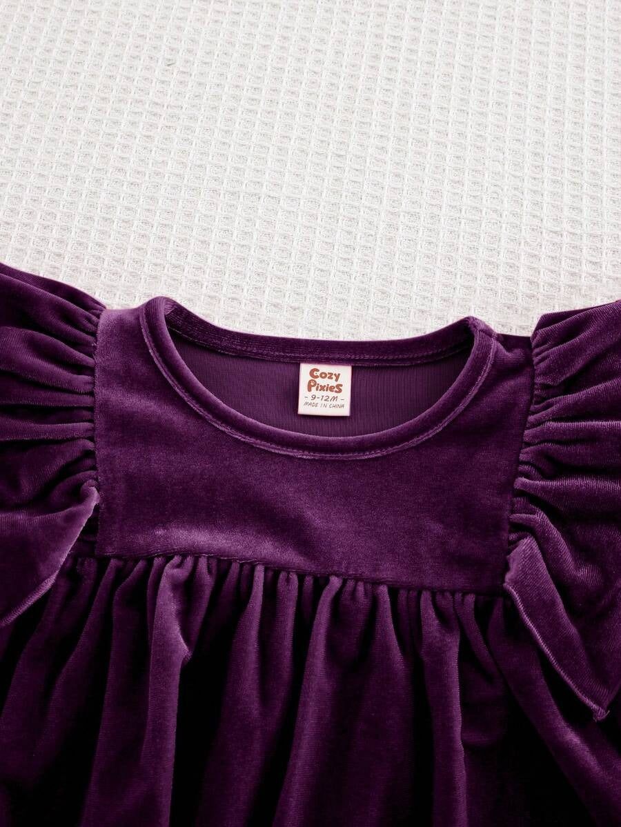 Soft Knitted Long Baby Dress