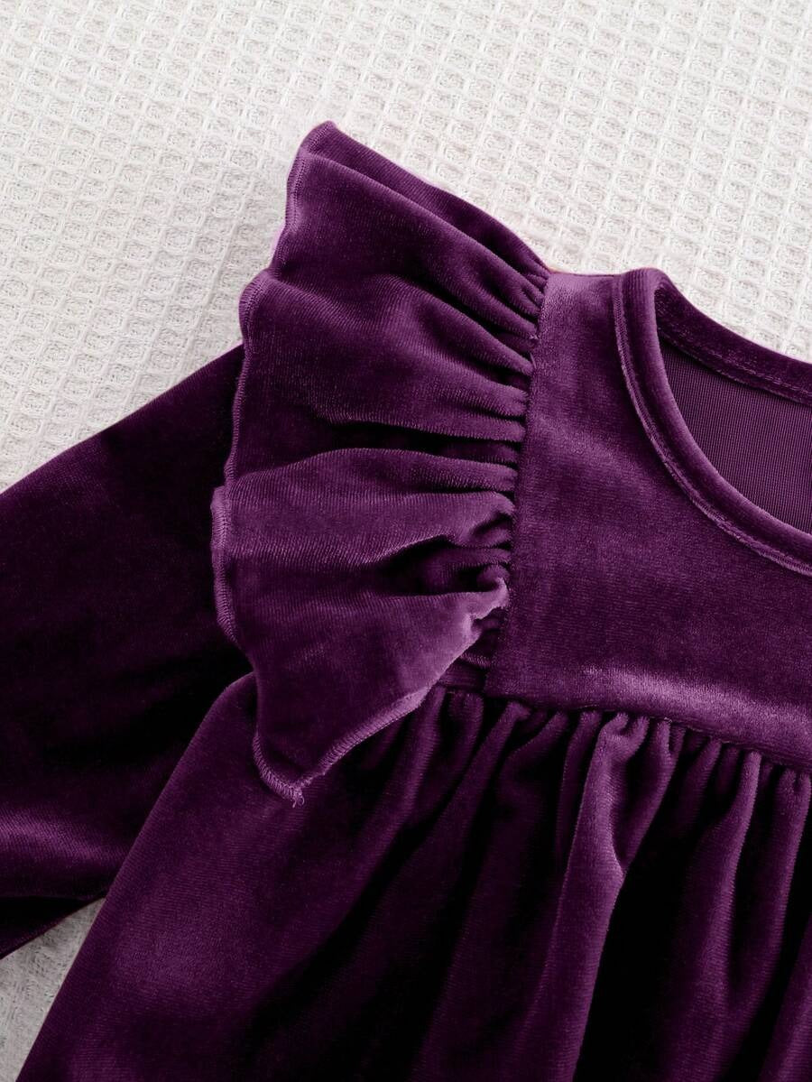 Soft Knitted Long Baby Dress