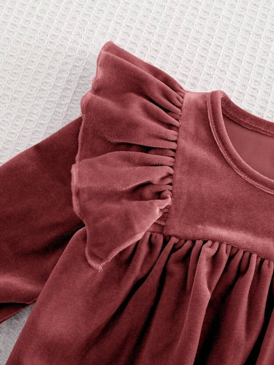 Soft Knitted Long Baby Dress