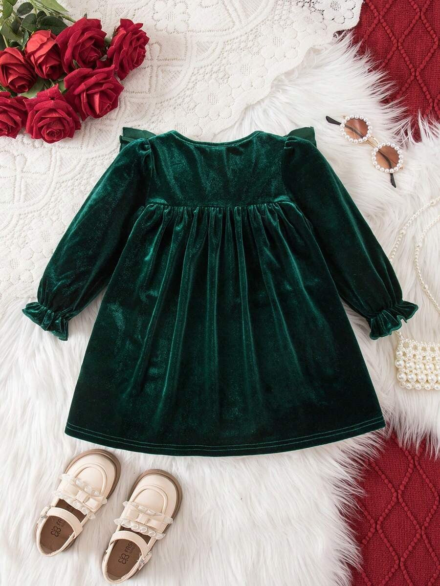 Soft Knitted Long Baby Dress