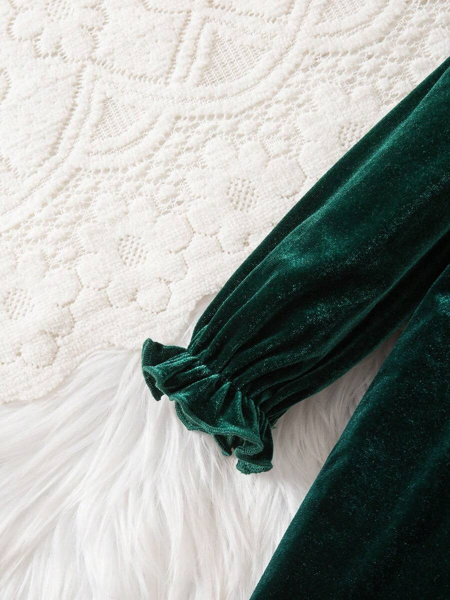 Soft Knitted Long Baby Dress