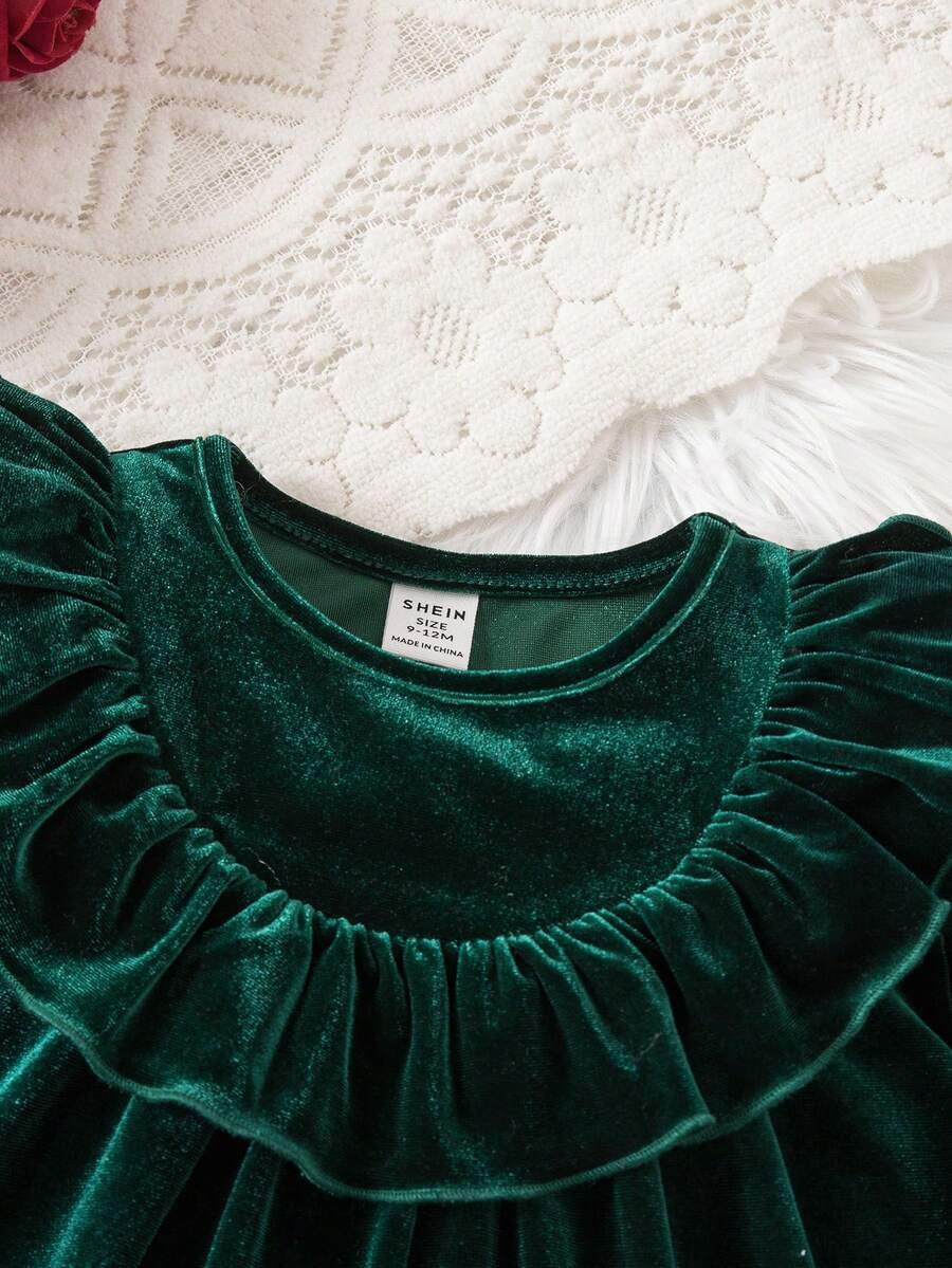 Soft Knitted Long Baby Dress