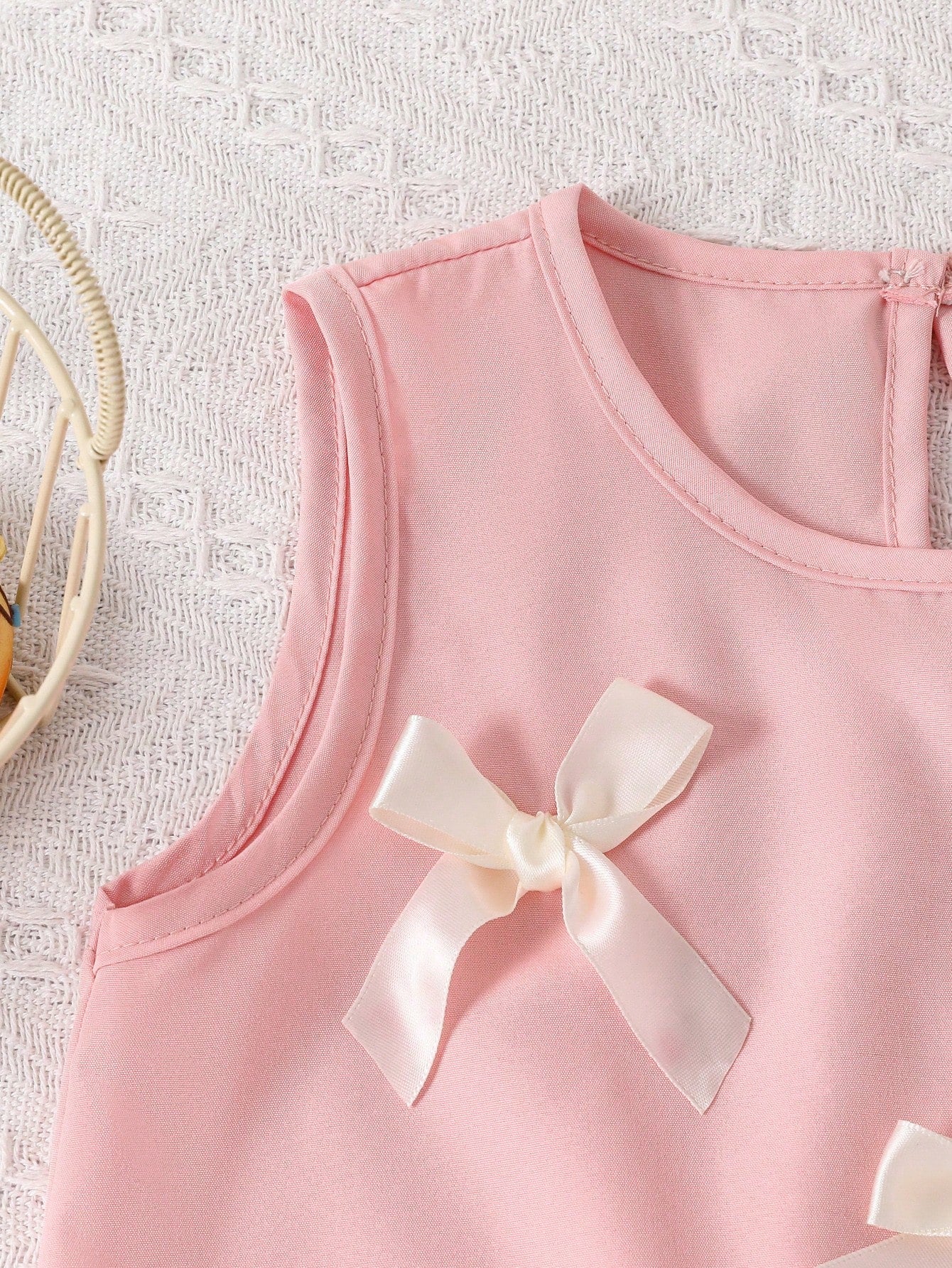 Bow Tank Top Capri Set