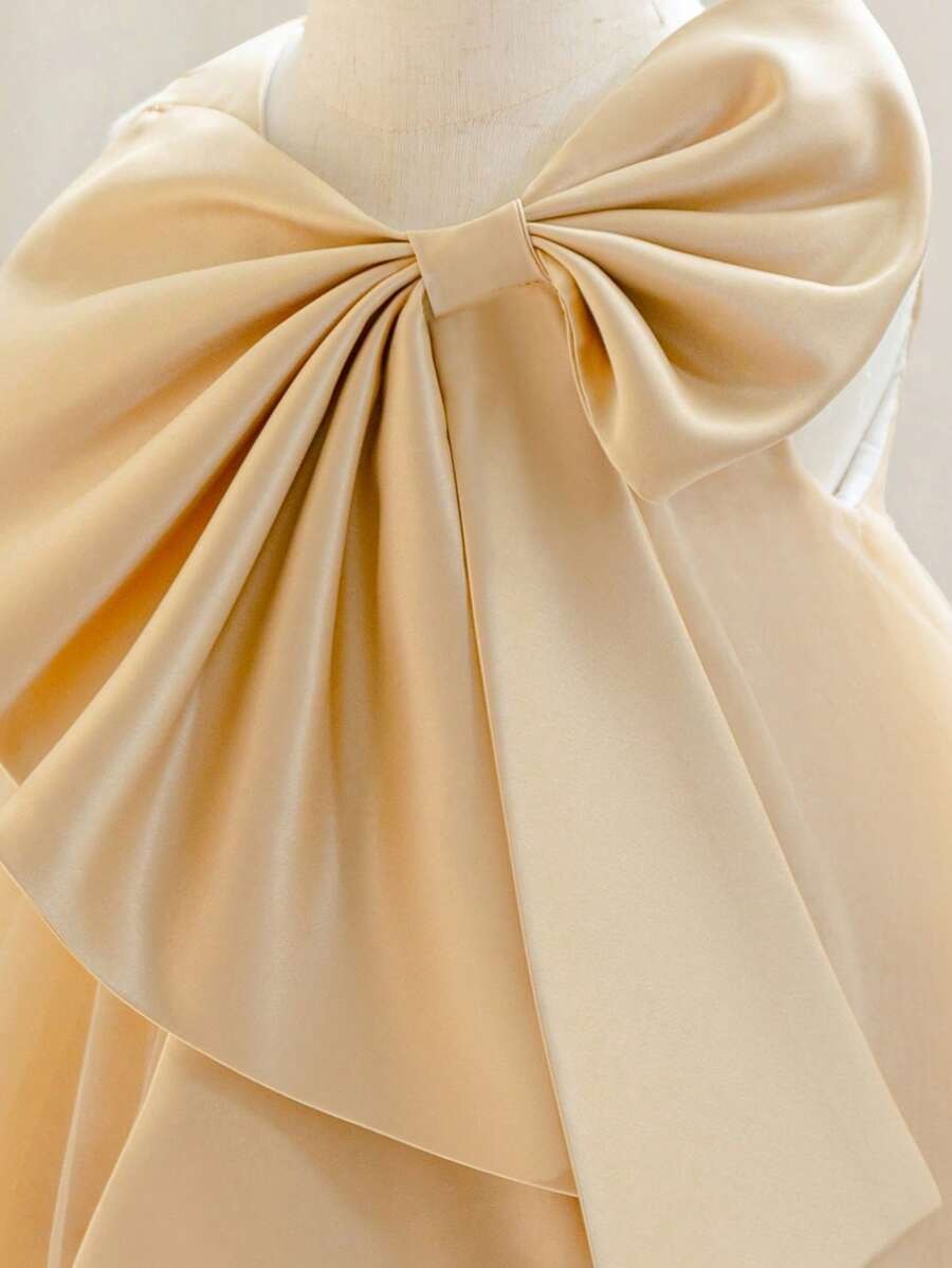 Bow Tulle Party Dress