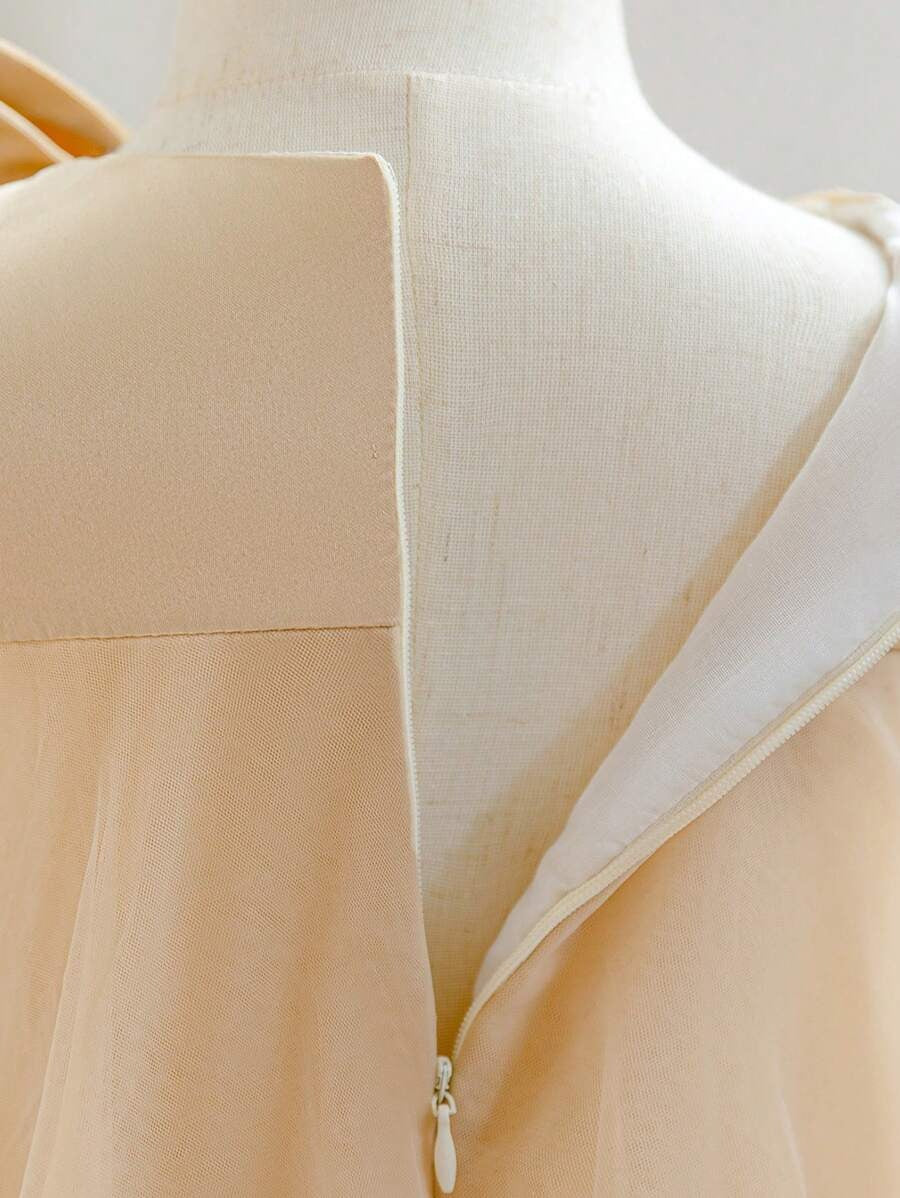 Bow Tulle Party Dress