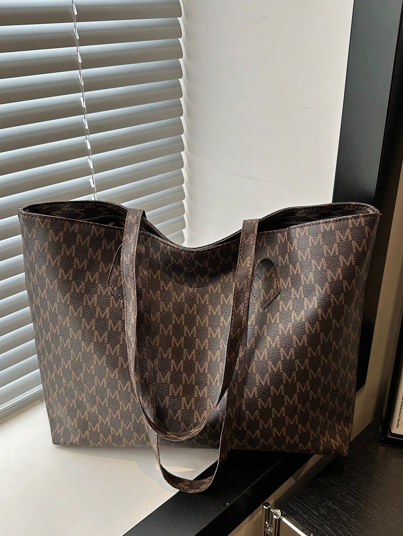 Brown Monogram Classic Tote Bag