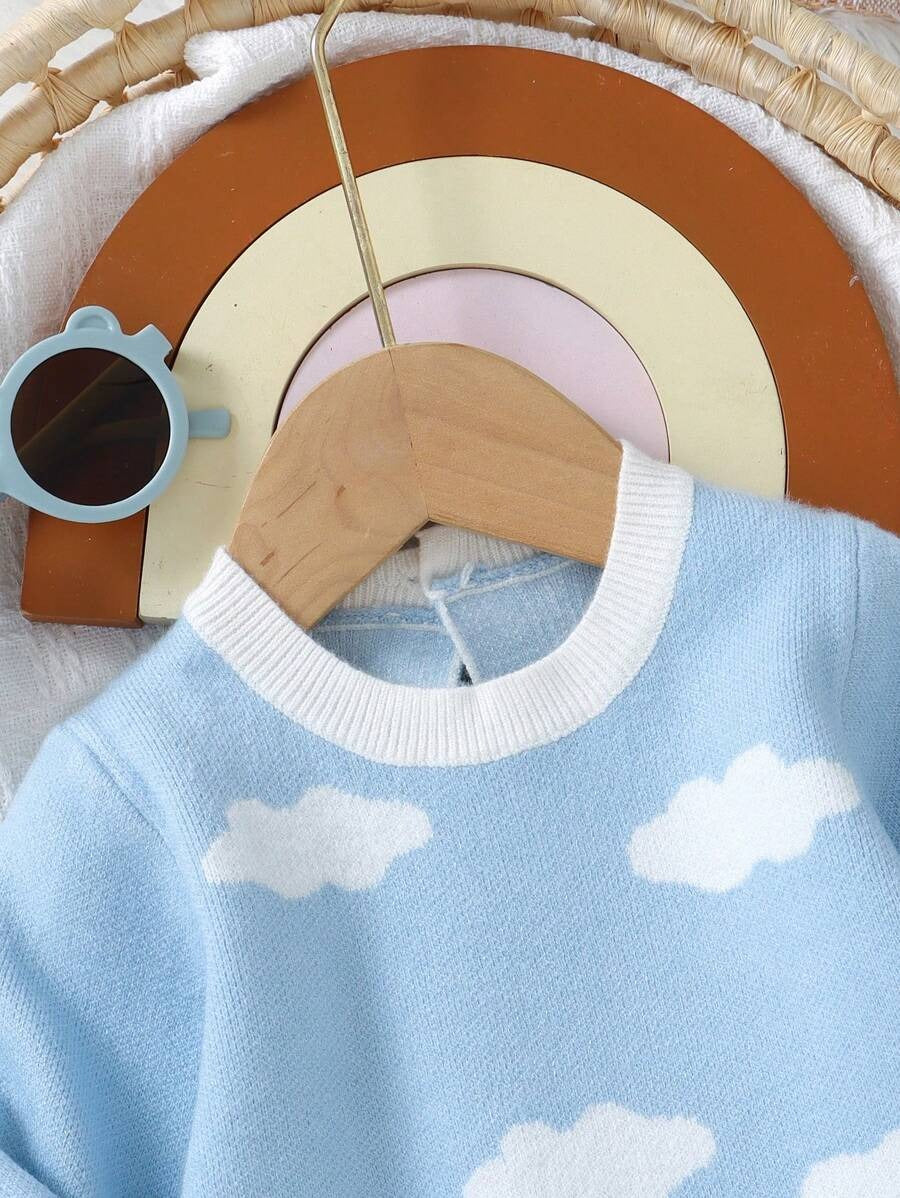 Soft Winter Knit Baby Dress