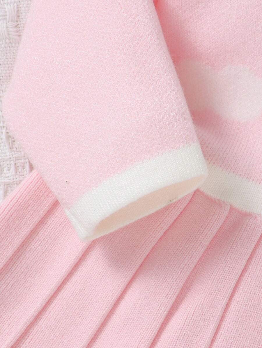 Soft Winter Knit Baby Dress