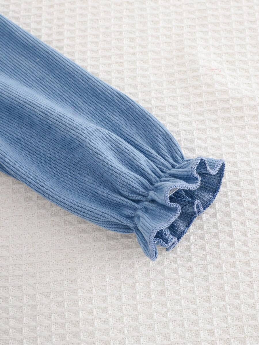 Floral Collared Long Sleeve kids Dress