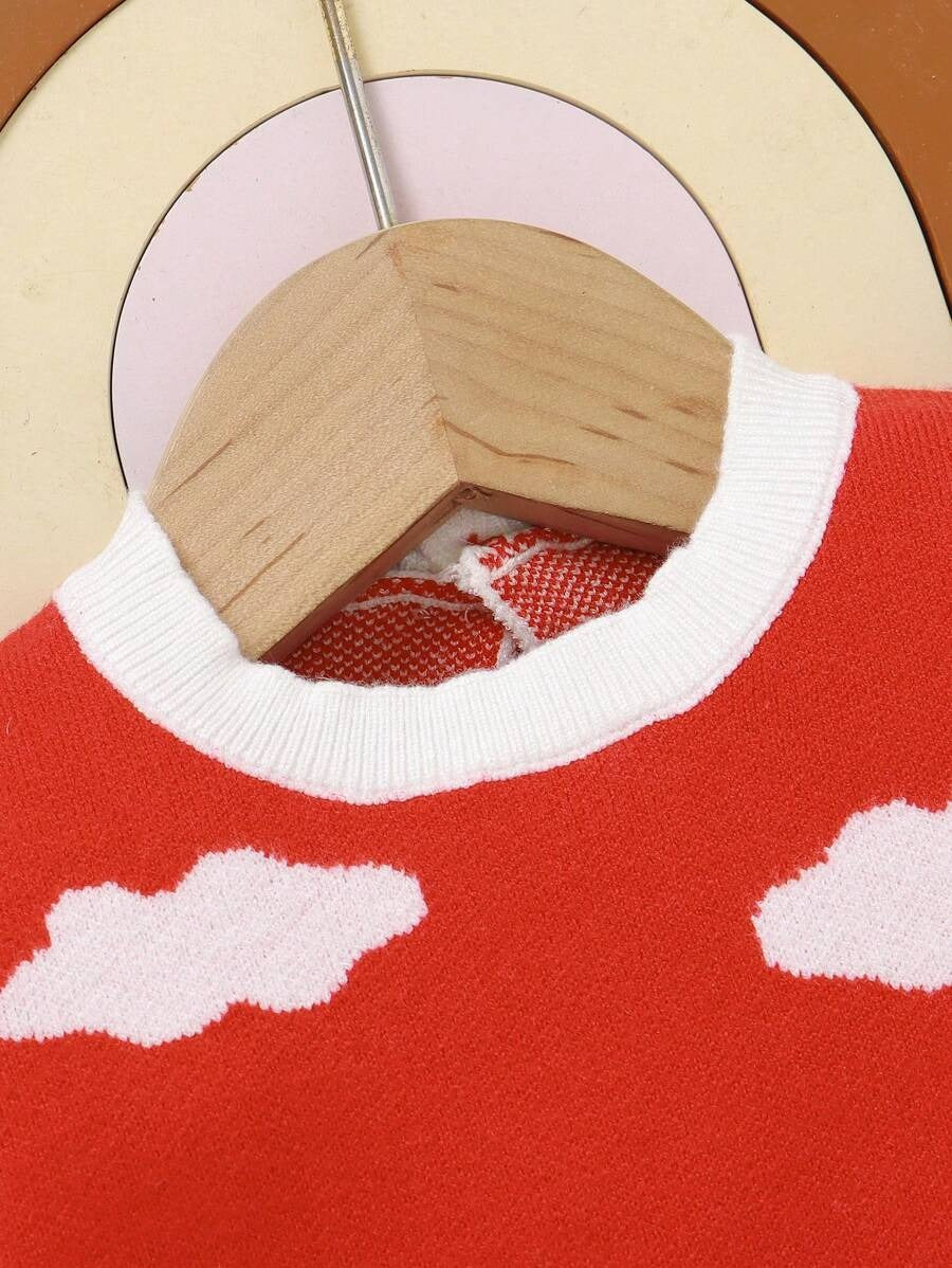 Soft Winter Knit Baby Dress