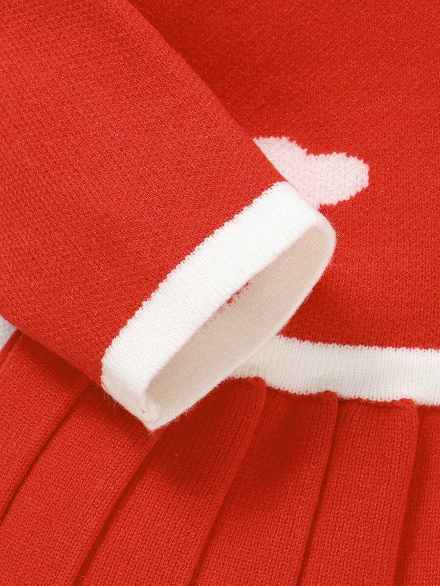 Soft Winter Knit Baby Dress