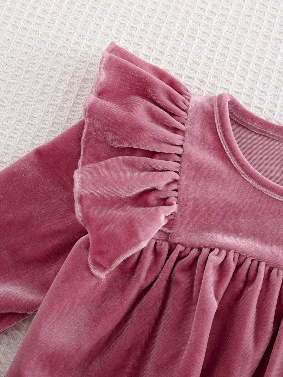 Soft Knitted Long Baby Dress
