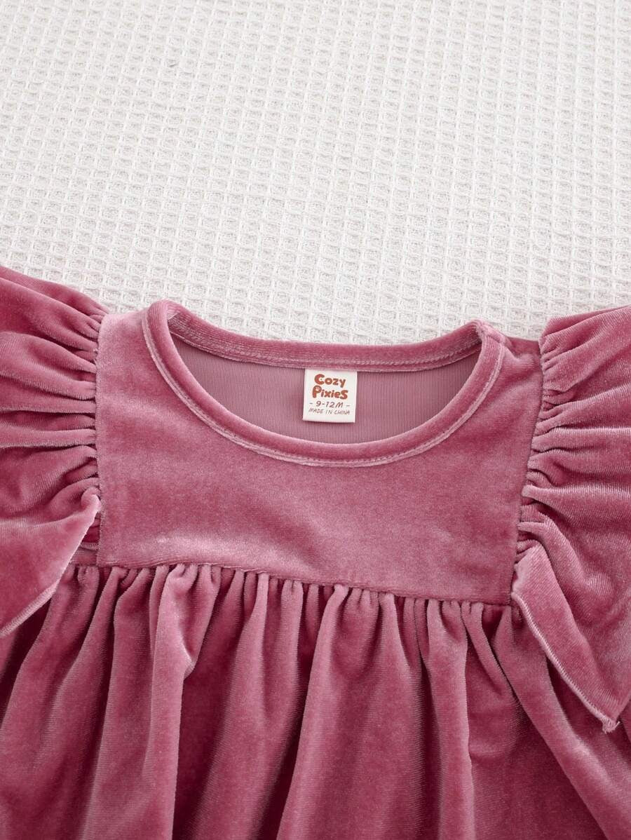 Soft Knitted Long Baby Dress