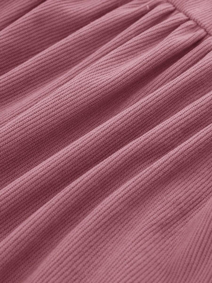 Floral Collared Long Sleeve kids Dress