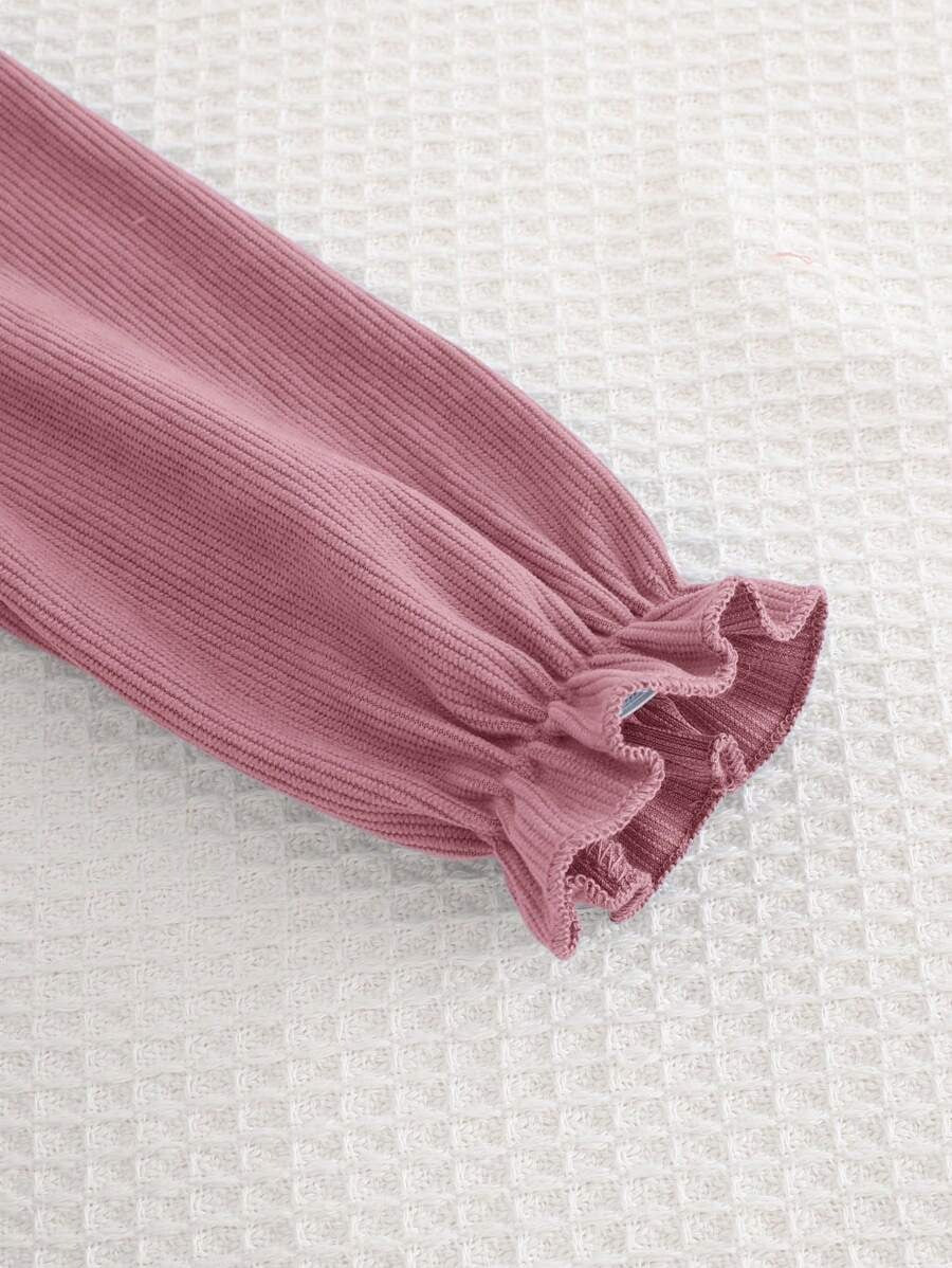 Floral Collared Long Sleeve kids Dress