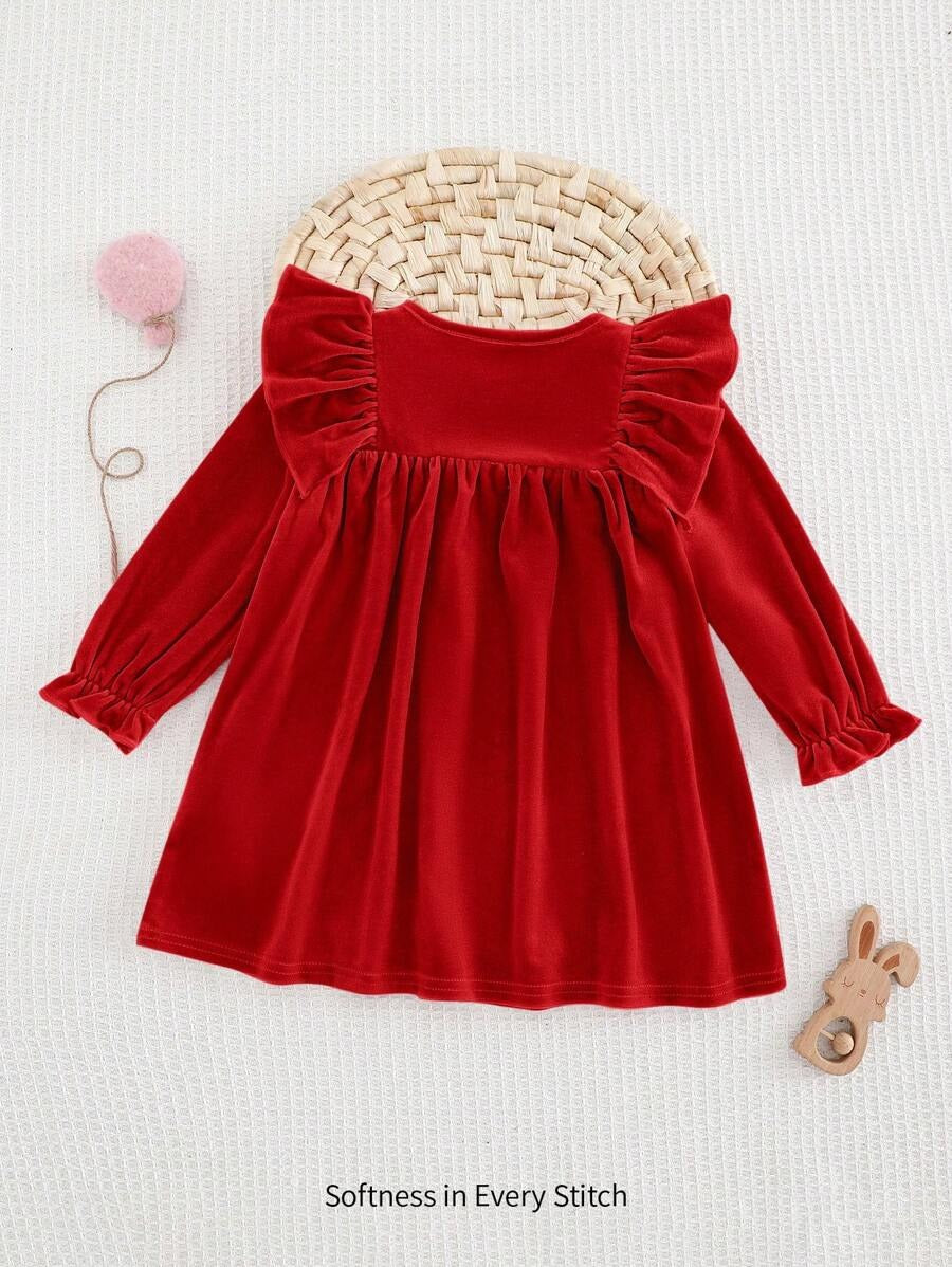 Soft Knitted Long Baby Dress