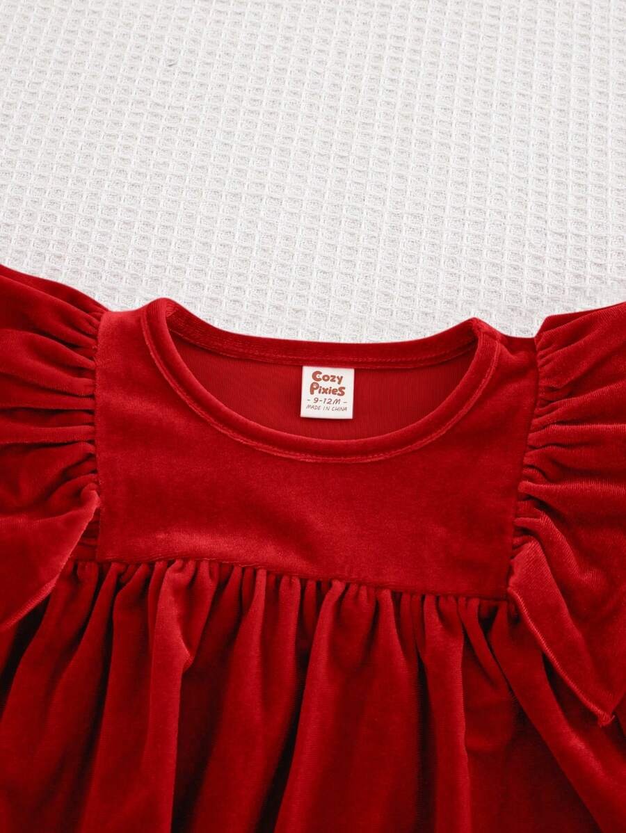 Soft Knitted Long Baby Dress
