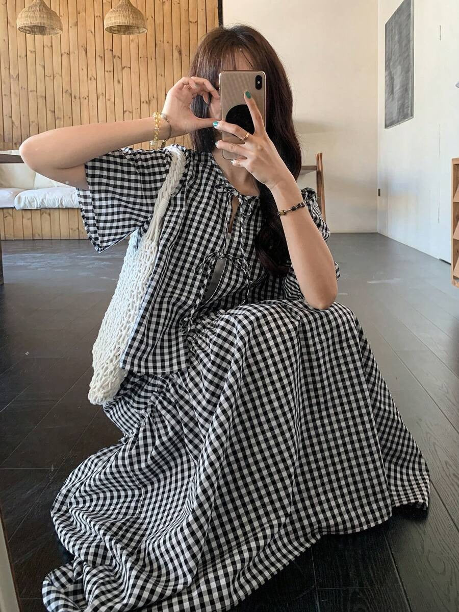 Puff Sleeve Top & Skirt Two Pc Set Ft. Kanwal Aftab