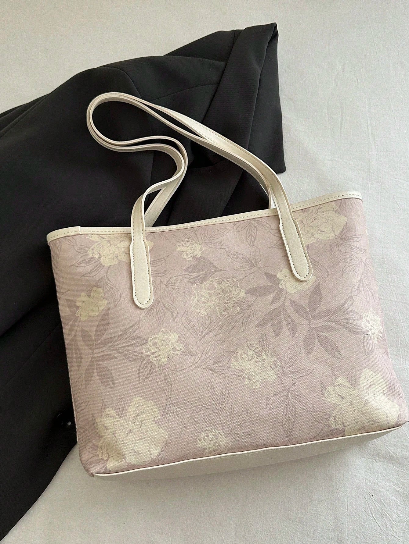 Pastel Floral Vintage Tote Bag