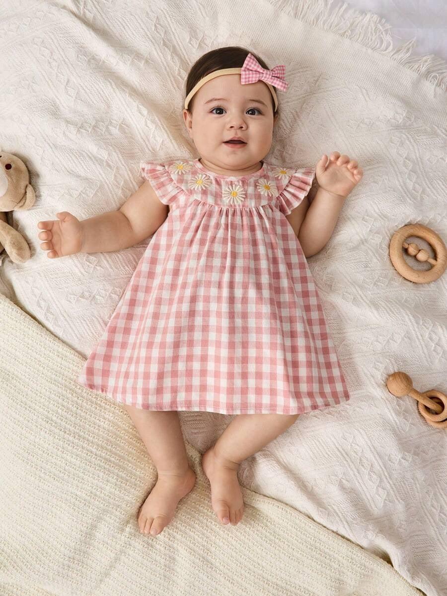 Newborn Baby Girl Daisy Dress