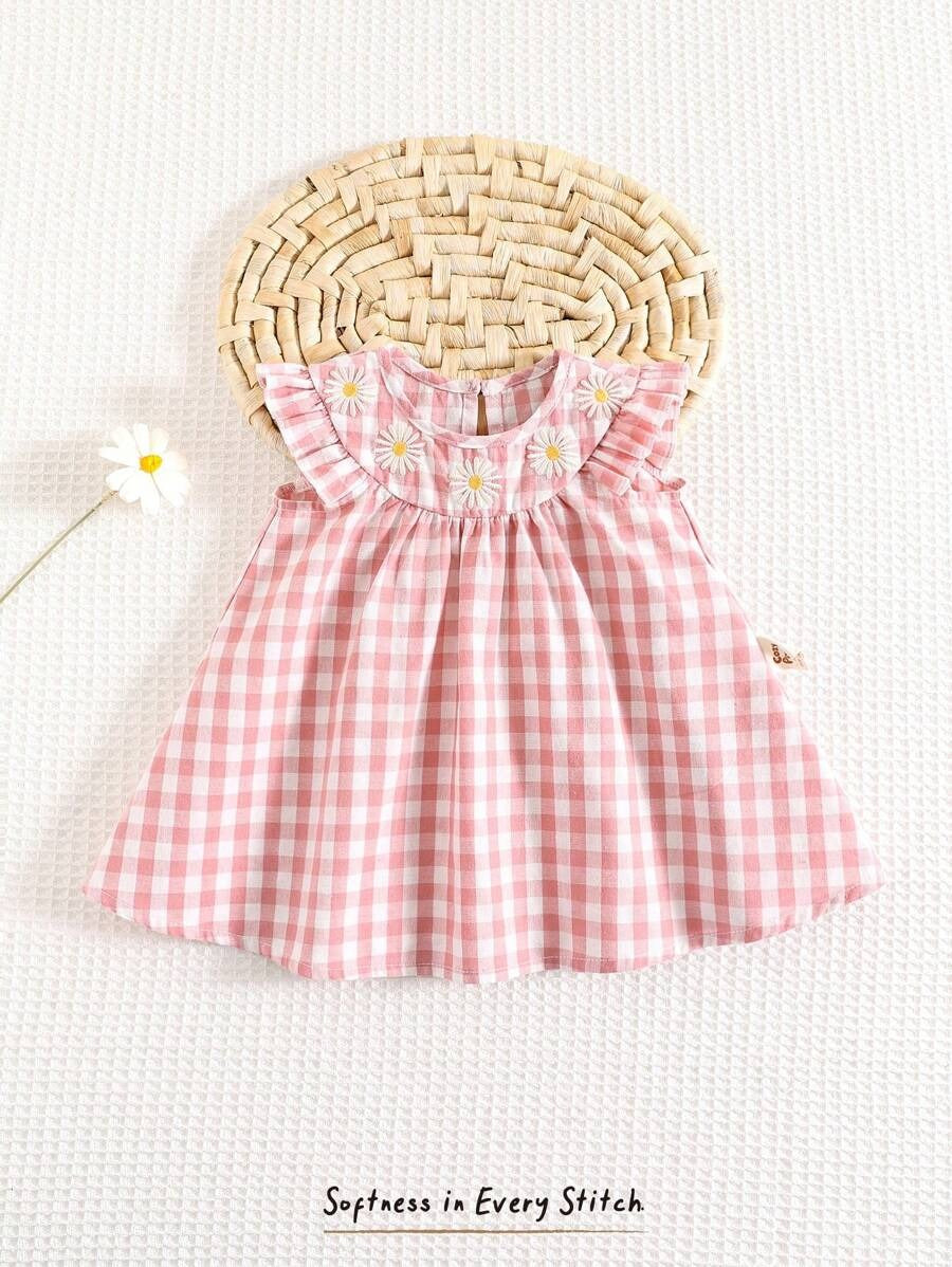 Newborn Baby Girl Daisy Dress