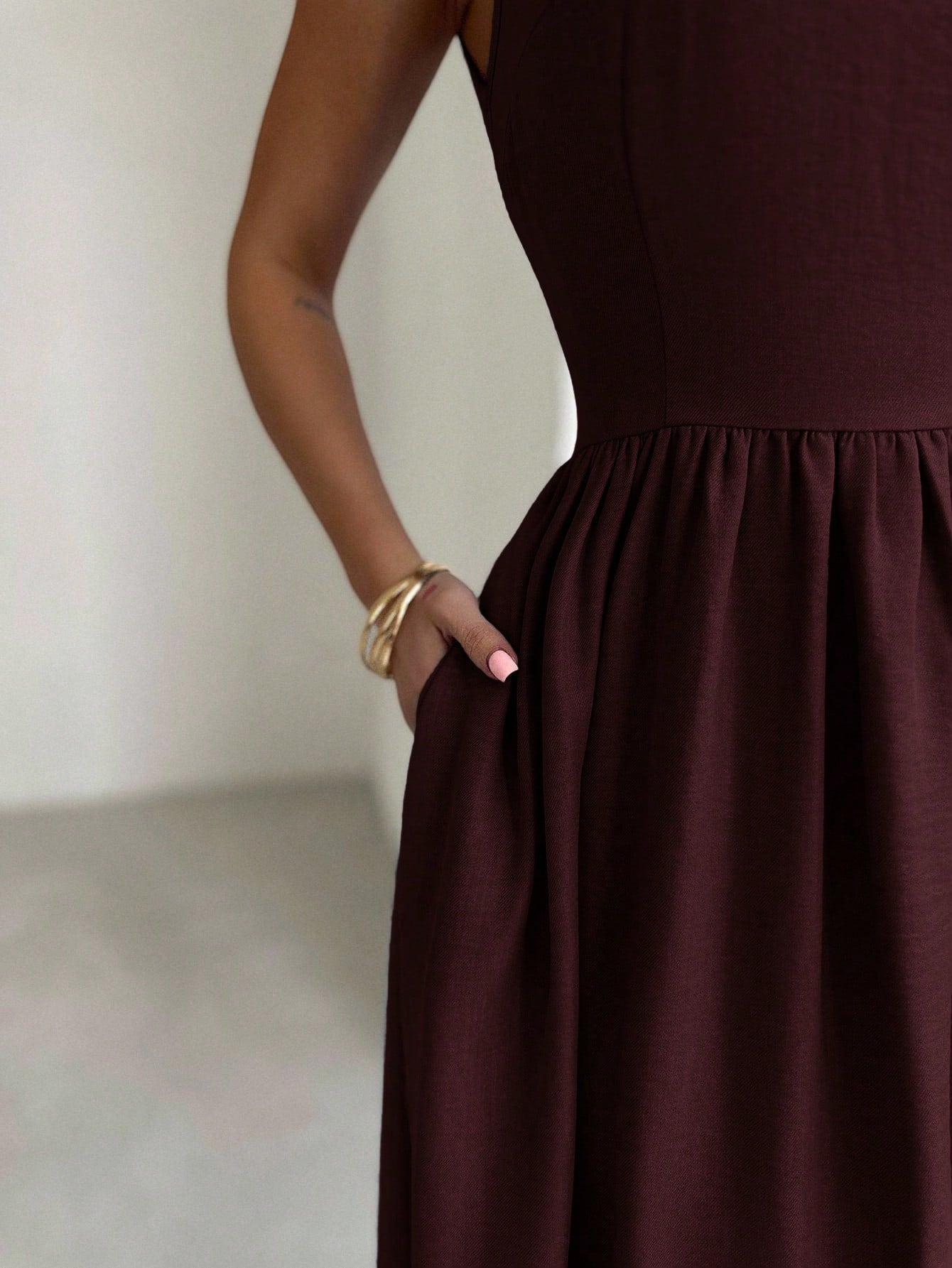 Elegant Flowy A-Line Maxi Dress