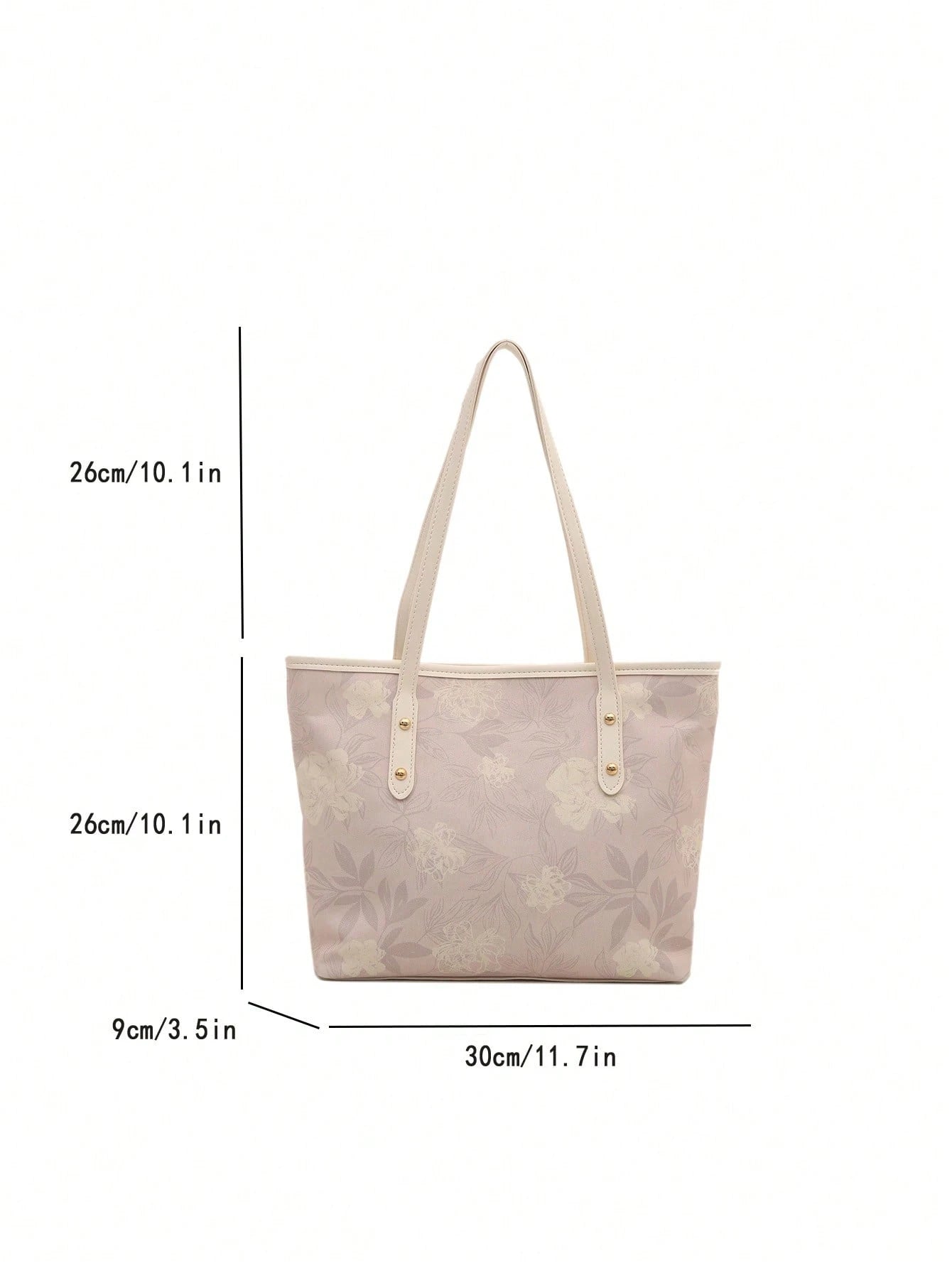 Pastel Floral Vintage Tote Bag