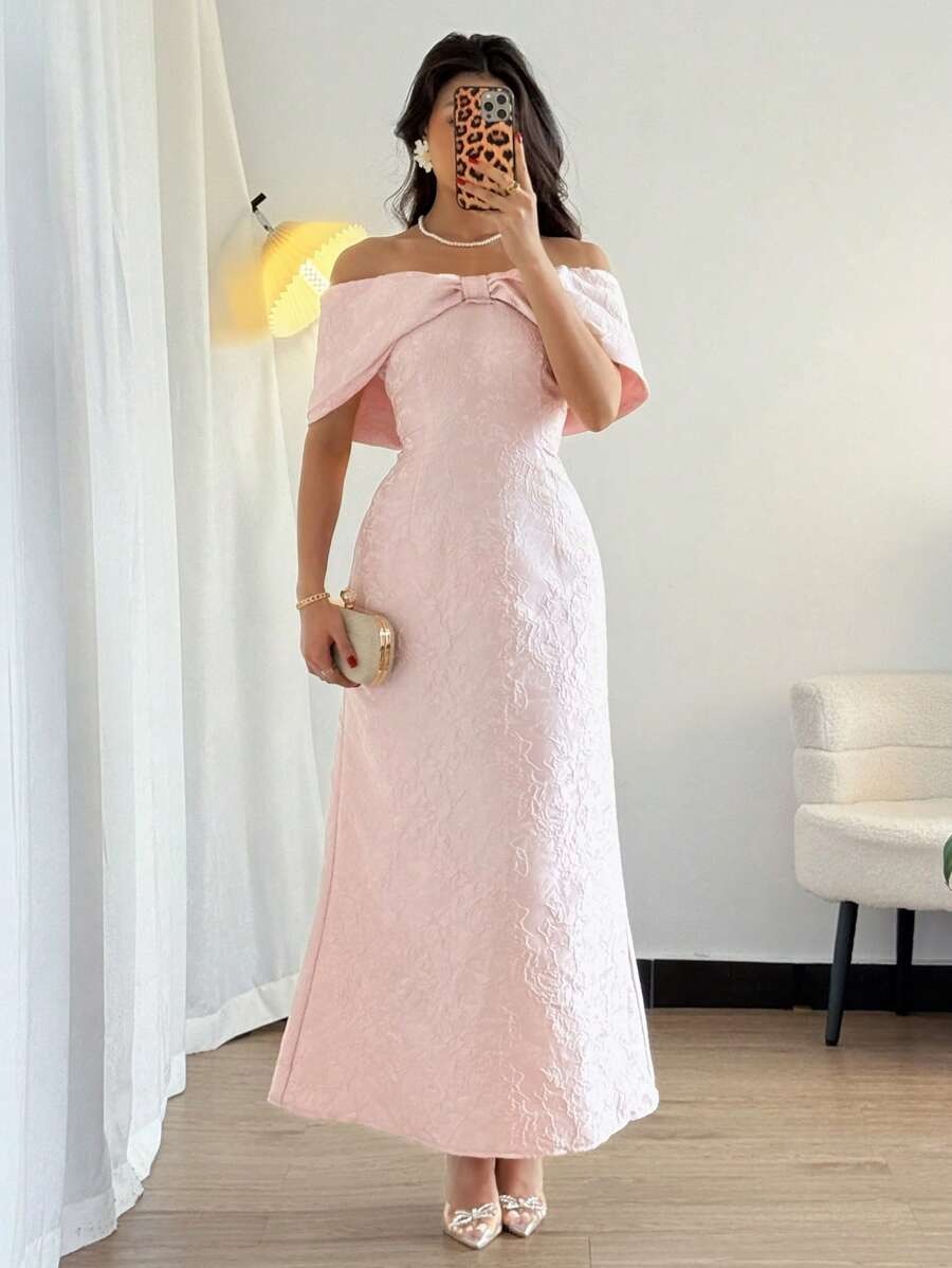 Elegant One-Shoulder Satin Evening Gown