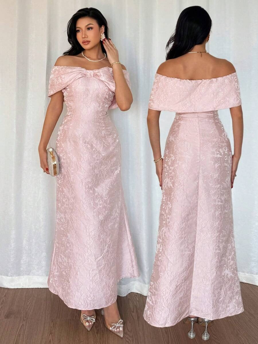 Elegant One-Shoulder Satin Evening Gown