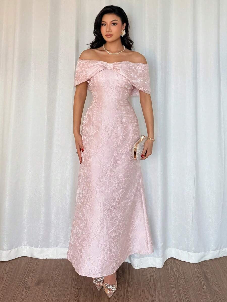 Elegant One-Shoulder Satin Evening Gown